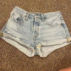 Levi buttonfly 501 shorts